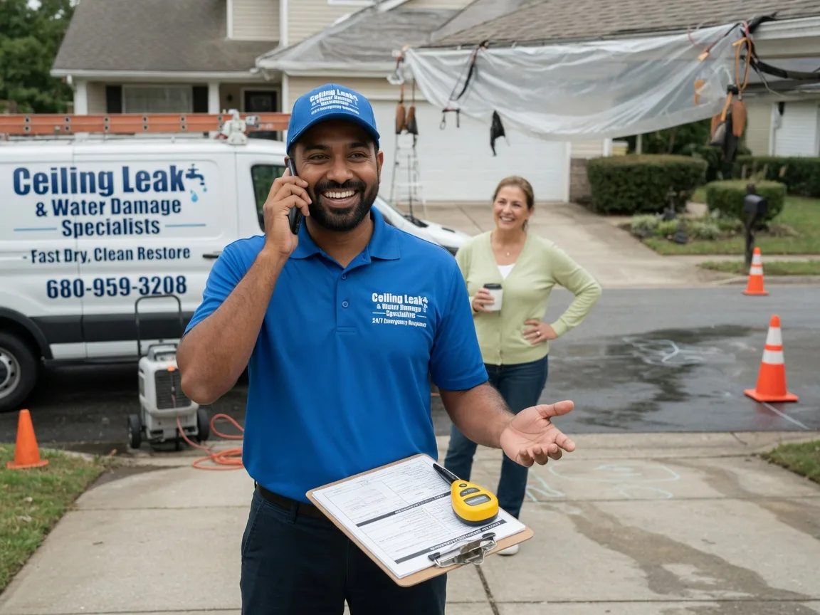 Ceiling Leak Cleanup Brookside, NJ FAQs